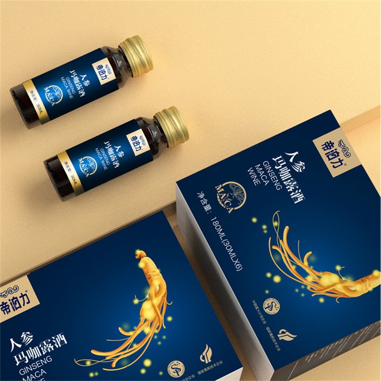 帝泊力人参玛咖露酒男人小酒草本补酒药食同源