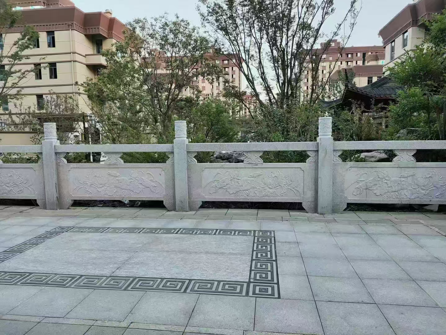 青石栏杆 中式石护栏 各种规格 货源丰富 实力工厂