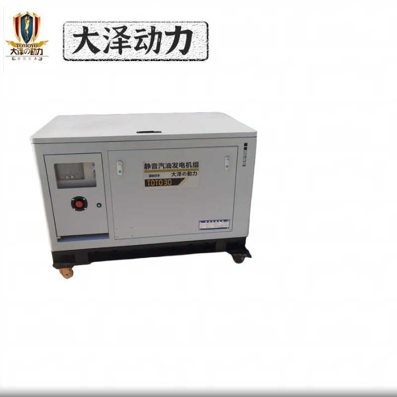 大泽动力30KW汽油发电机组 箱体式低噪音 三相 电启动 TOTO30-Z