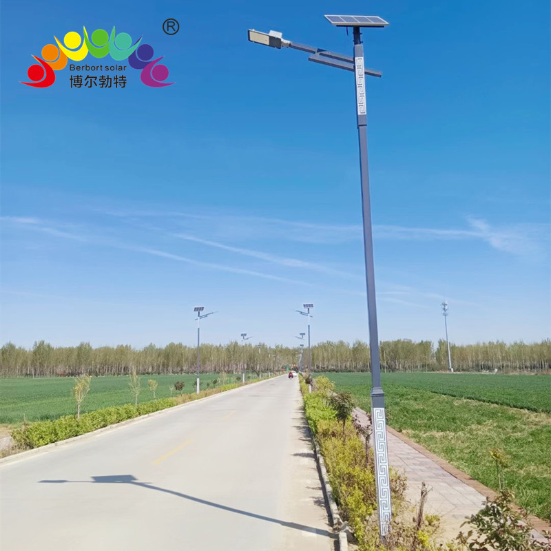 商 丘美丽乡村太阳能路灯 户外道路照明LED路灯杆厂家批发博尔勃特