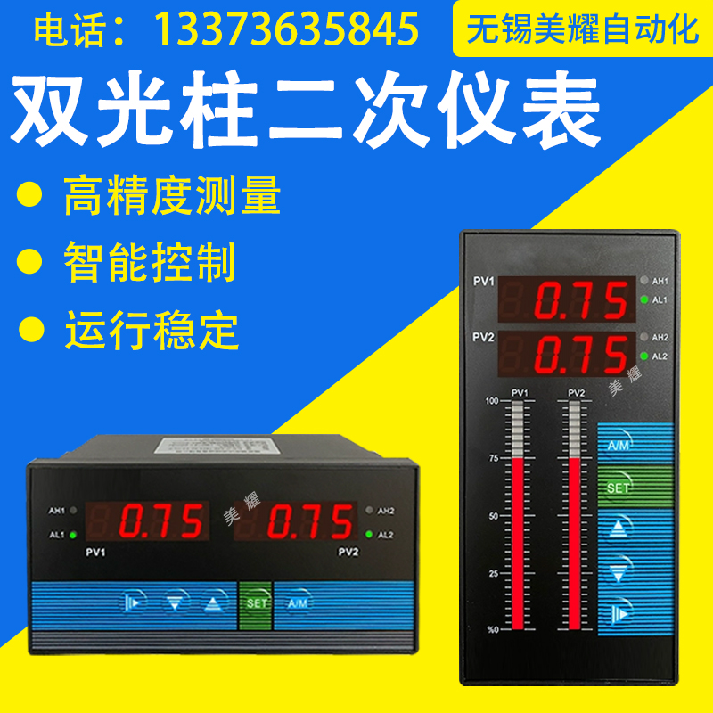 智能单回路测控仪 T80光柱仪表 液位水位显示控制器报警二次仪表