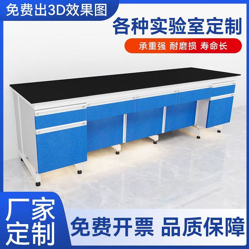 全钢实验台工作台 科研教学用实验室操作台 L*750*H800\850mm 定制