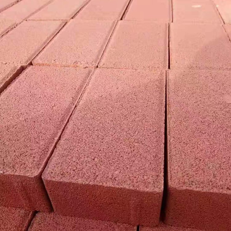 彩色人行道广场园林户外生态透水砖混凝土吸水砖道路可用