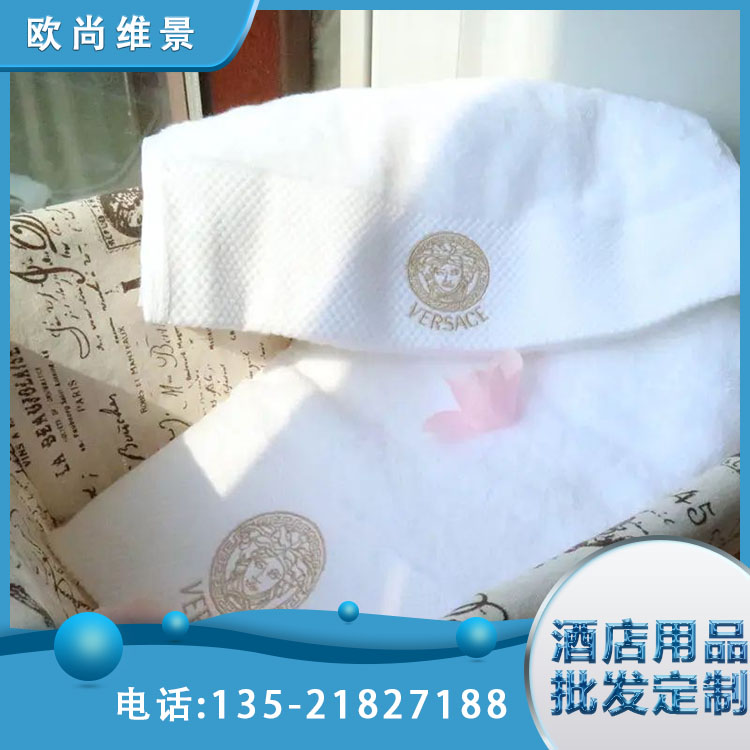 可定制logo 欧尚维景 牢固结实耐用 酒店宾馆毛巾 亲肤加厚加大