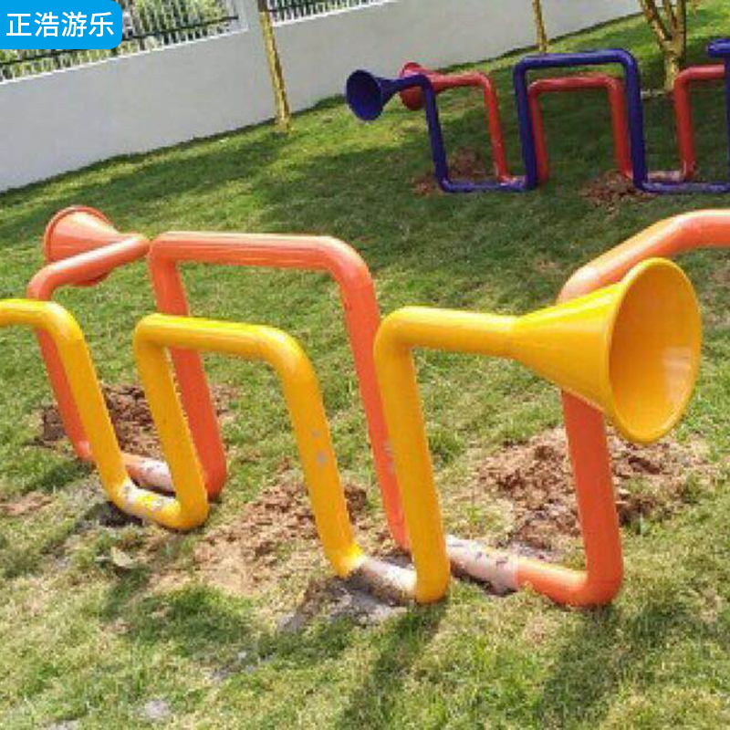 厂家定制户外不锈钢传声筒 儿童感统喇叭筒设备 非标游乐设施