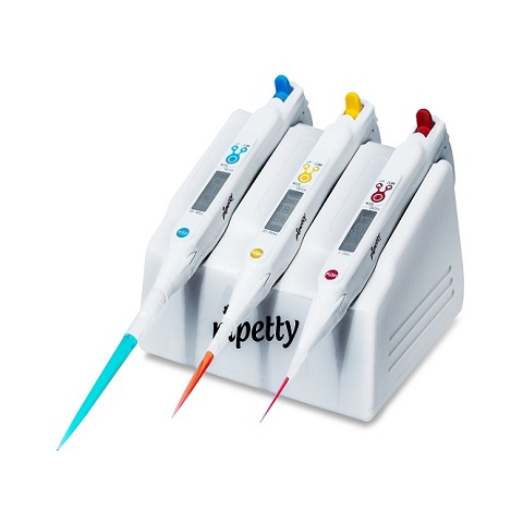pipetty电动移器量程0.1-20μL,体积小重量轻 连续多次等量分液