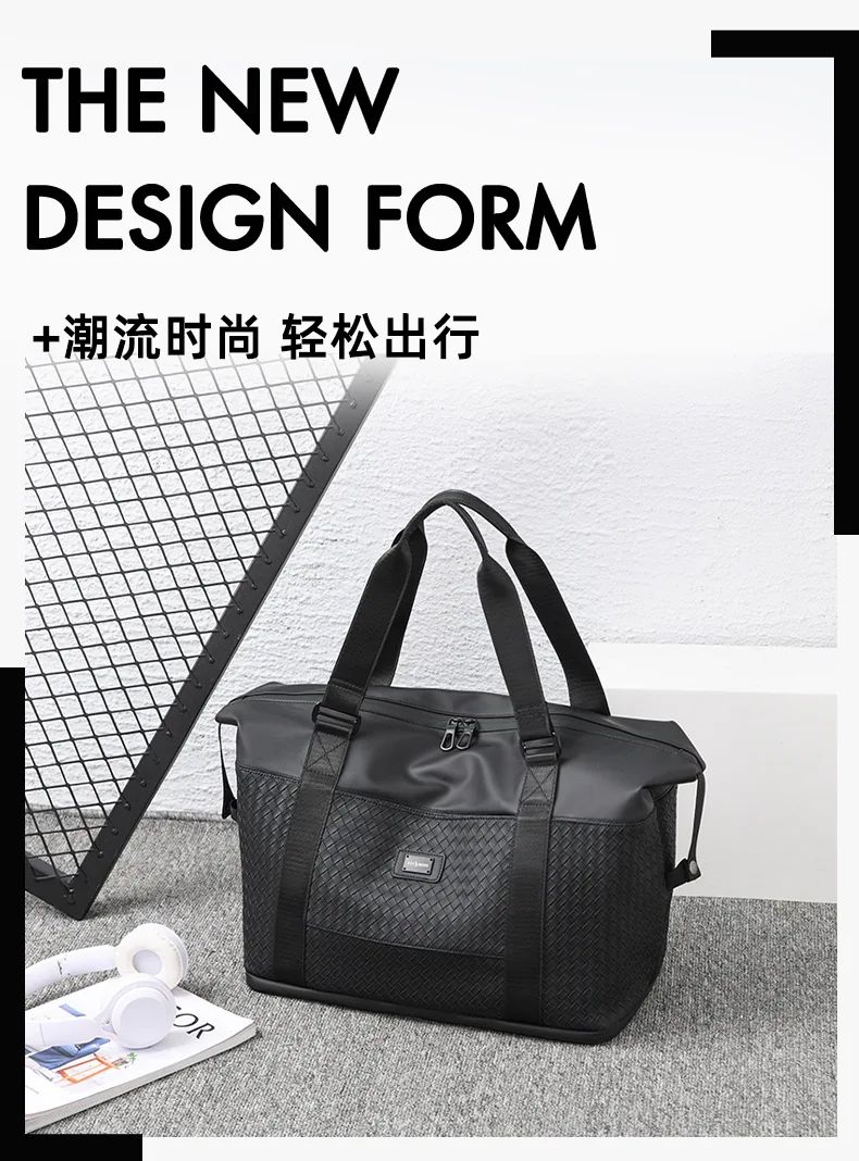 AGB505可拓展扩容休干湿分离健身包大容量手提行李包 游泳单肩包