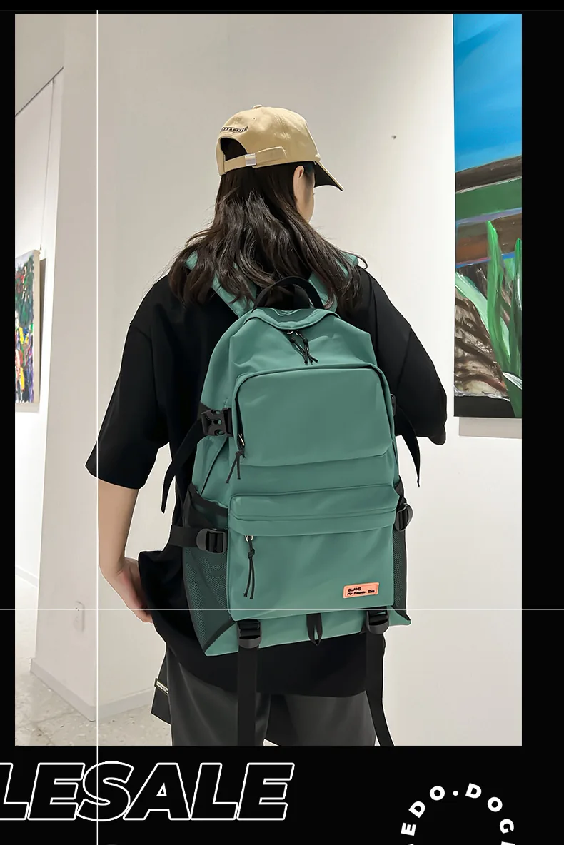 AG13定制团体统一背包INS风新款休闲双肩包大容量户外露营 登山包