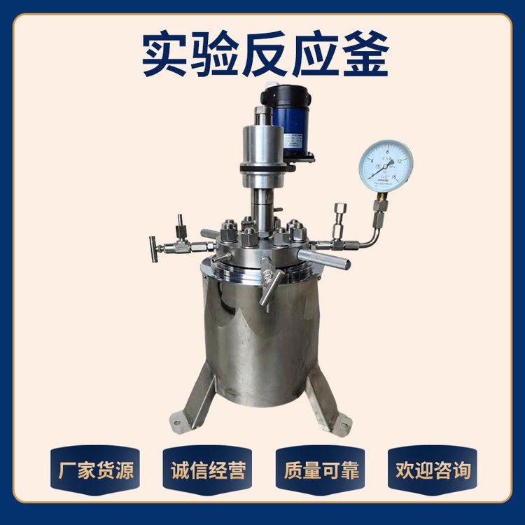鑫康化机 10L四氟不锈钢实验室用小型高压反应釜生产设备厂