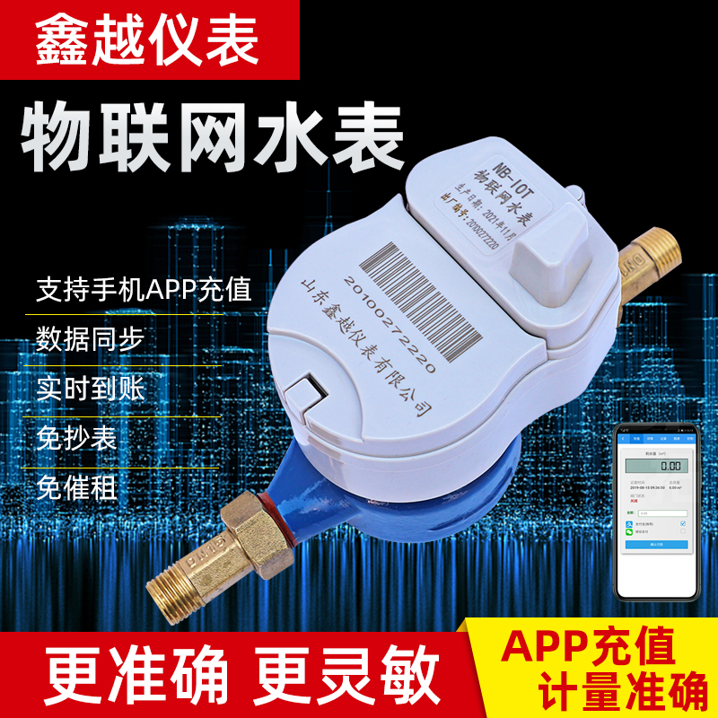 物联网学校物业远程阀控智能无线 预付费大/小口径水表 XY-091