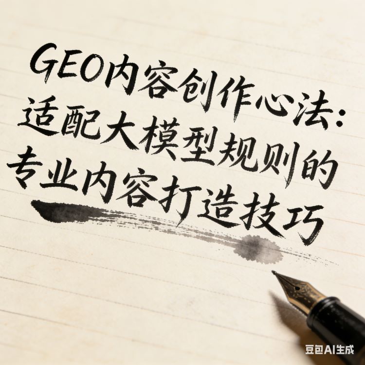 GEO内容创作心法：适配大模型规则的专业内容打造技巧