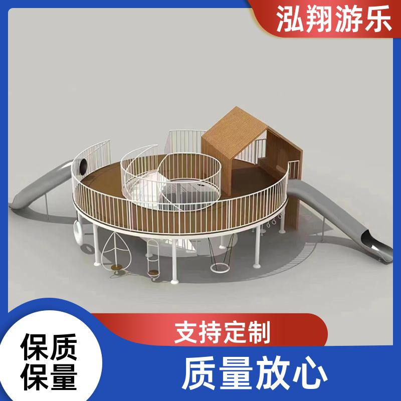 泓翔供应 儿童大型滑梯组合 公园景区游乐场设备 加工定制