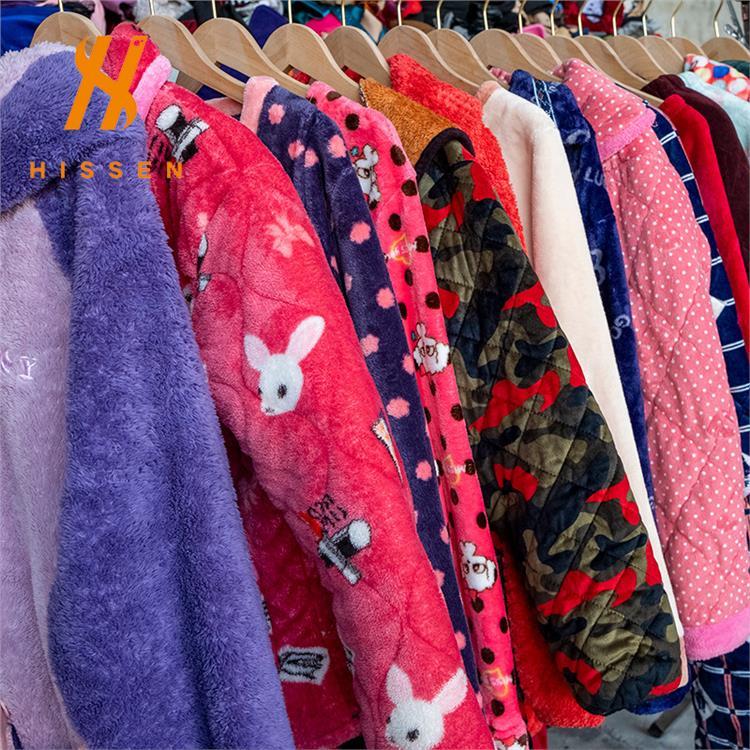 used clothes ladies cotton pajamas二手女装冬季睡衣出口土耳其