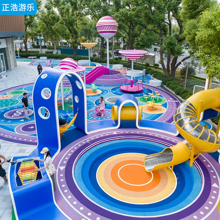 商场广场大型儿童组合滑梯 非标创意造型游乐设备 户外无动力设备