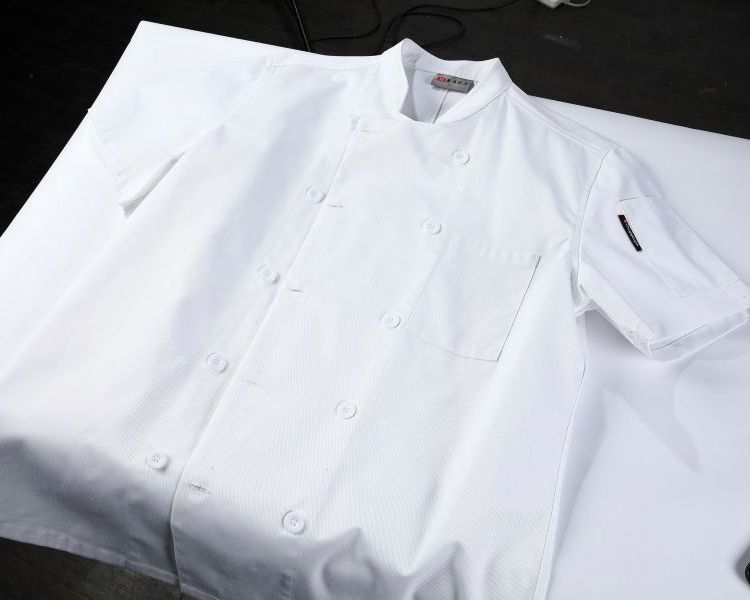 摁扣款厨师服厂家可定厨房西餐厅大厨工作服衣服男女新款