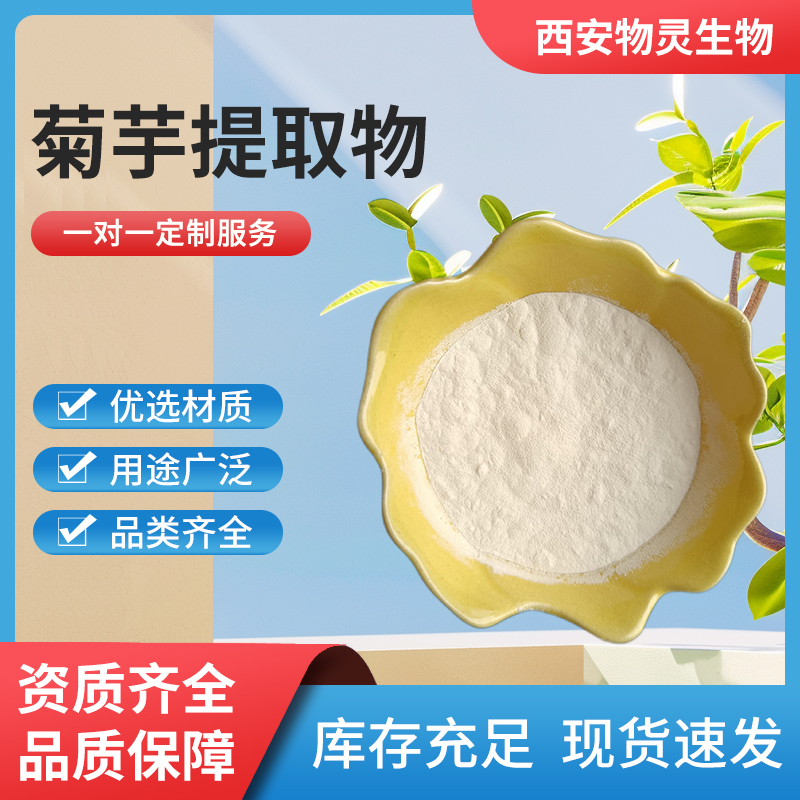 菊芋提取物 菊粉10:1 水溶白色浓缩粉 植物萃取 1公斤起订