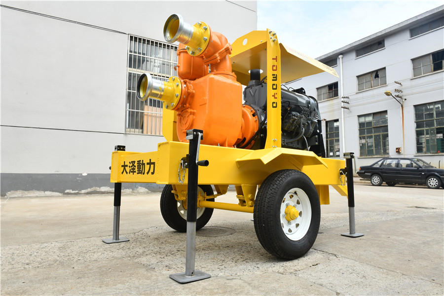 大泽动力/欧鲍400立方水泵车 TO400PM-Z 大口径大流量户外工程 抗洪