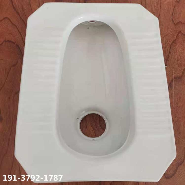 蹲便器 蹲坑式大便池 不带/带存水弯蹲厕家用水箱套装