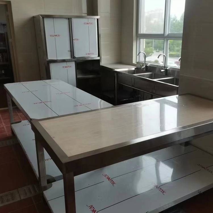 双层清洗工作台 不锈钢操作台 加厚打荷台 无尘车间分拣台面