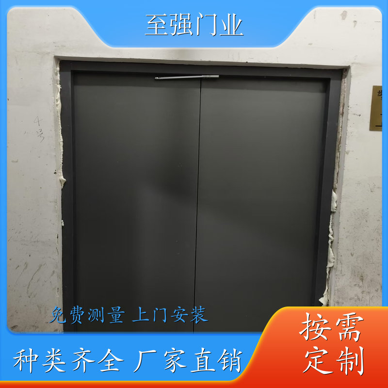 防火门生产厂家 防火卷帘门 通道门 疏散楼梯用 表面平整光滑 静电喷塑