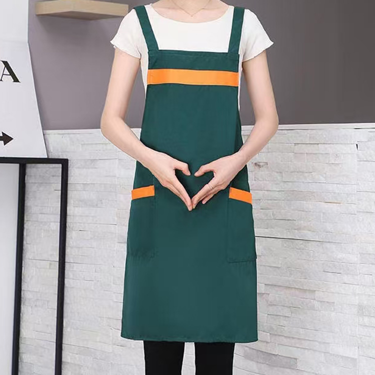 印做防污工作围裙批发 火锅店服务员围腰工作服