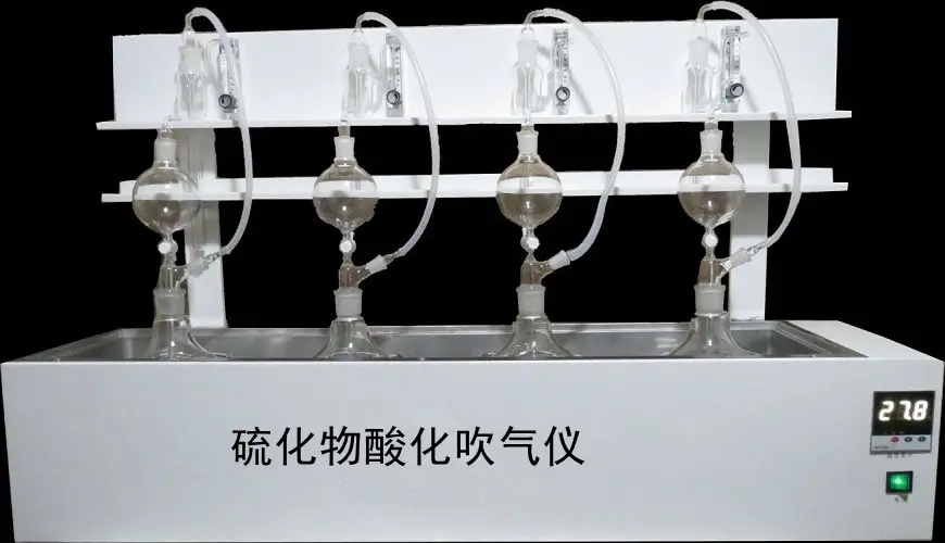 伍跃仪器 水质硫化物酸化吹气仪制造商 WYLHW-4