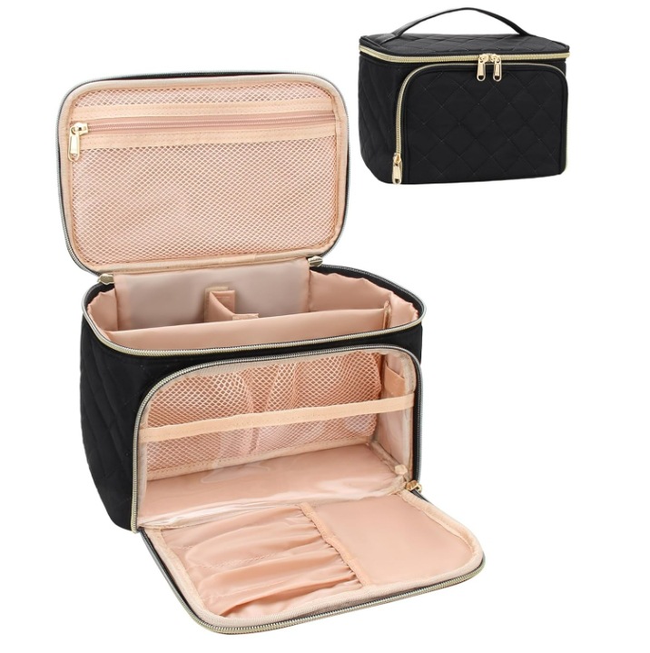 化妆刷收纳包旅行防水化妆包洗漱包大容量Makeup brush bag