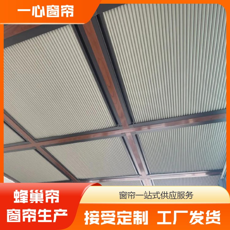 一心建材 电动蜂巢帘天窗 柔纱帘卷帘 库存充足 源厂销售