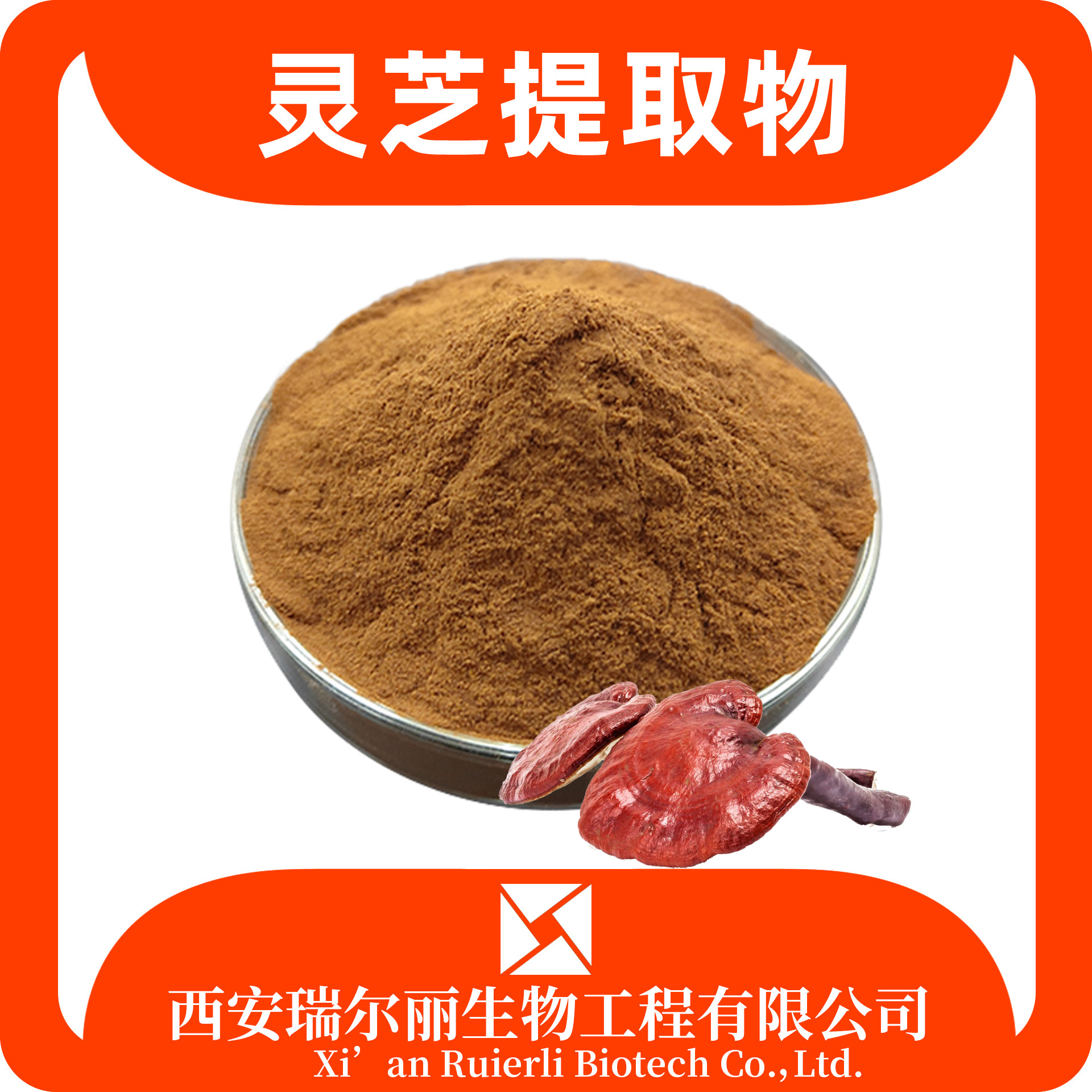 灵芝提取物10：1 灵芝多糖 灵芝粉 速溶浓缩浸膏 瑞尔丽生物