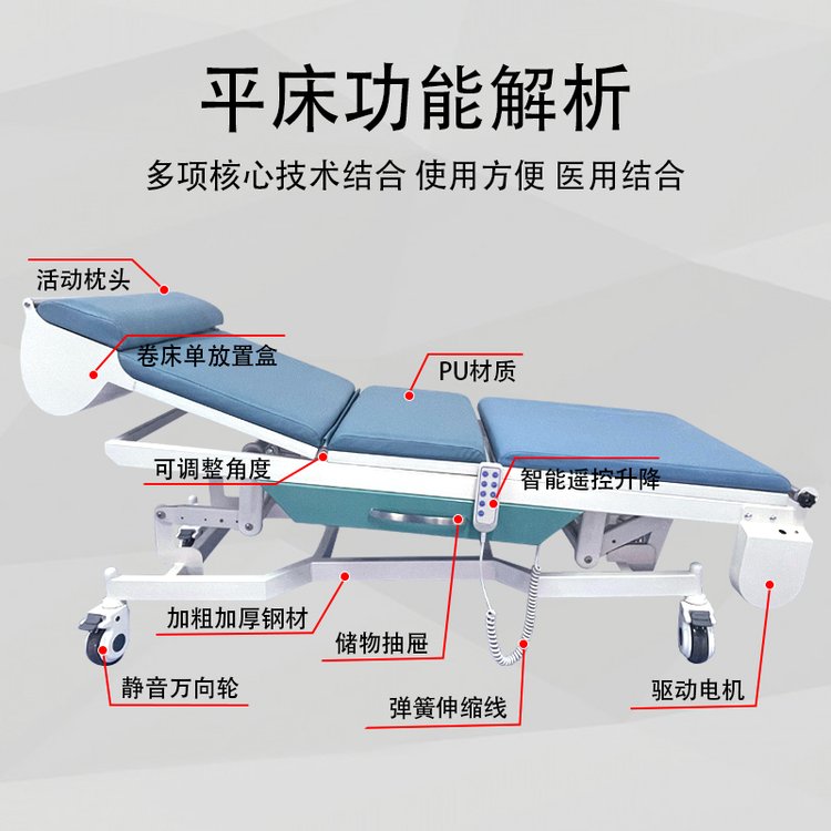 2024年展会专用超声床 多功能升降检查床 诚招代理