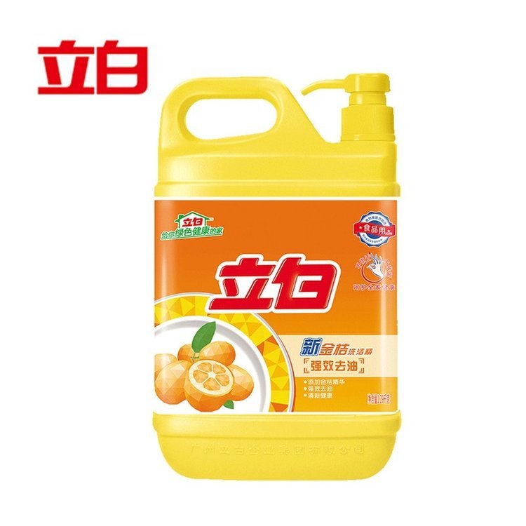 立白洗洁精1.29kg/瓶 轻松去油 食品用蔬果净家庭装厨房厂家批发