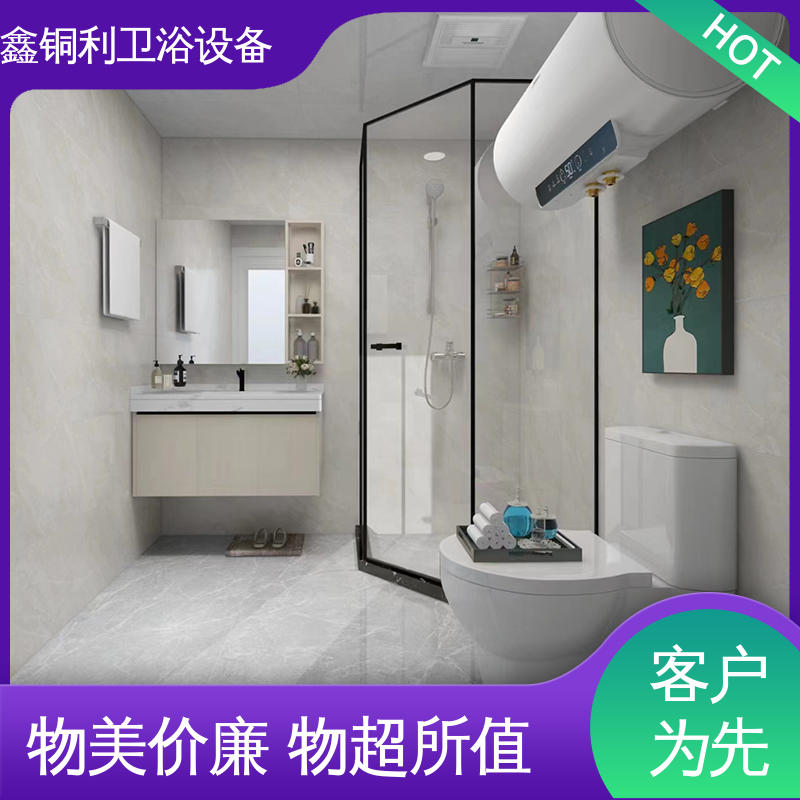鑫铜利厂家 玻璃隔断 独立整体卫浴房 一站式采购 经久耐用