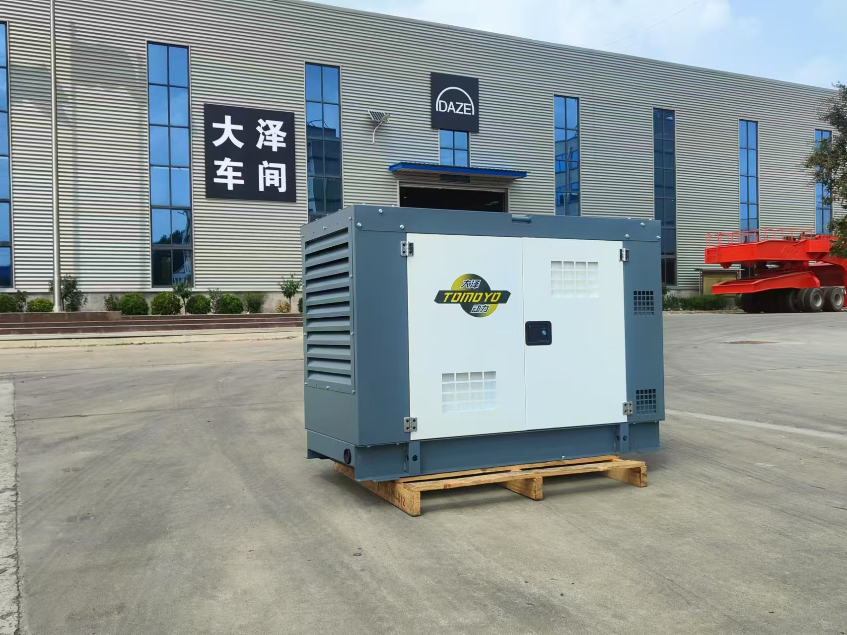 四缸水冷50kw静音柴油发电机大泽动力自启停装置 三相细线学校用