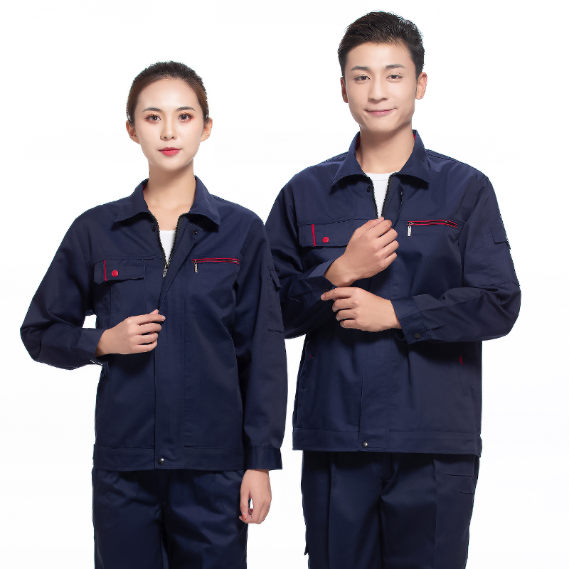 工地建筑劳动工作服套装男士工厂车间耐磨长袖汽修劳保服工装定制
