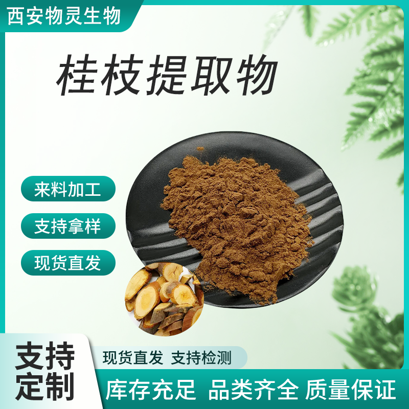 桂枝提取物 多糖 水提 浓缩精细粉末 食品级 肉桂枝粉 可定制 物灵生物