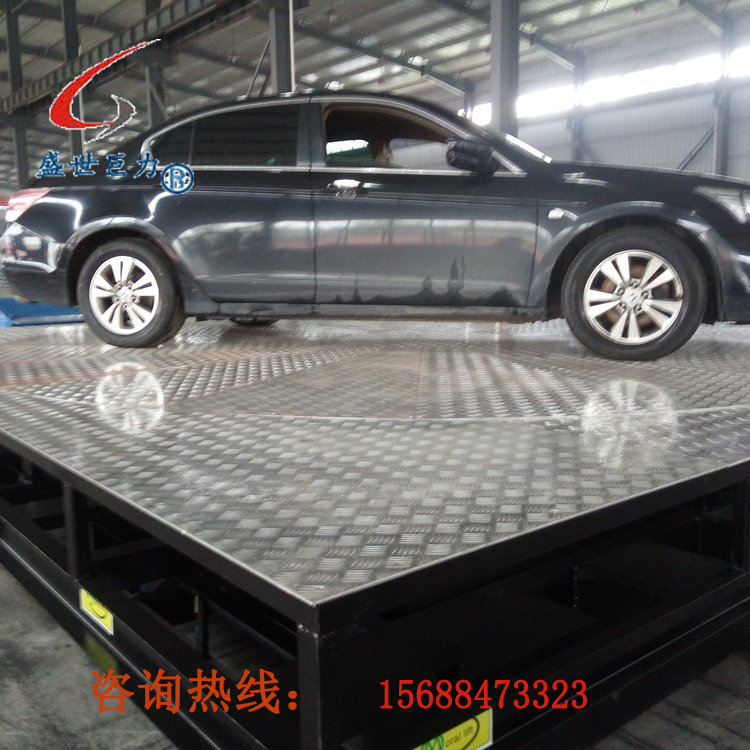 盛世巨力 汽车4S店展厅旋转展台车库转盘 展会旋转台 圆形升降舞台