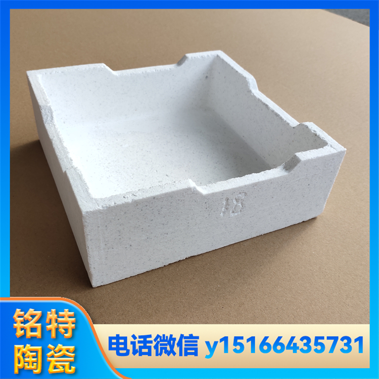 耐高温刚玉莫来石坩埚 抗侵蚀性好 支持各种尺寸定制 铭特陶瓷