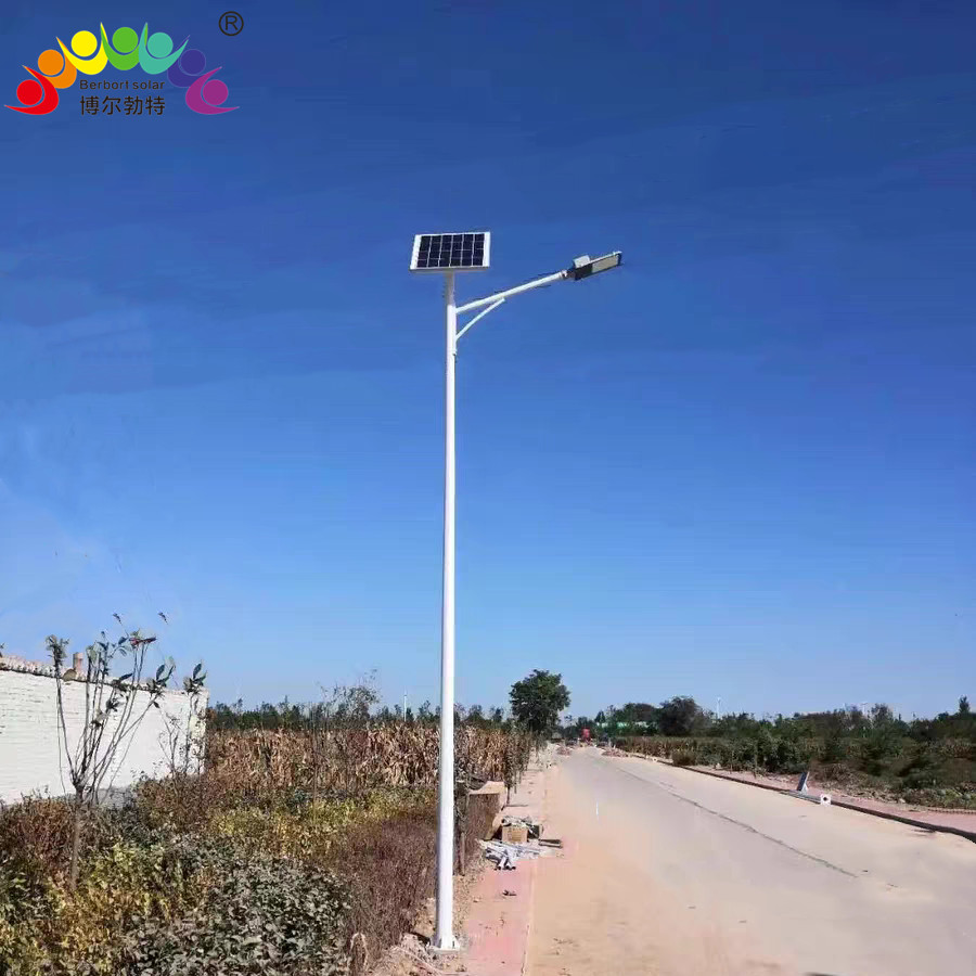 博尔勃特热镀锌led路灯杆道路户外照明太阳能路灯厂家批发成 都