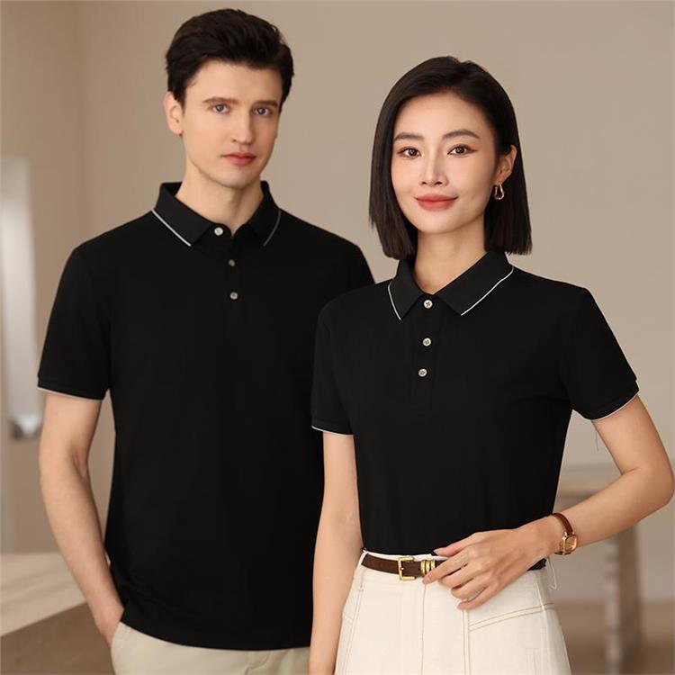 春夏 佰仕亨利 印字logo刺绣 4S店企业班服广告衫