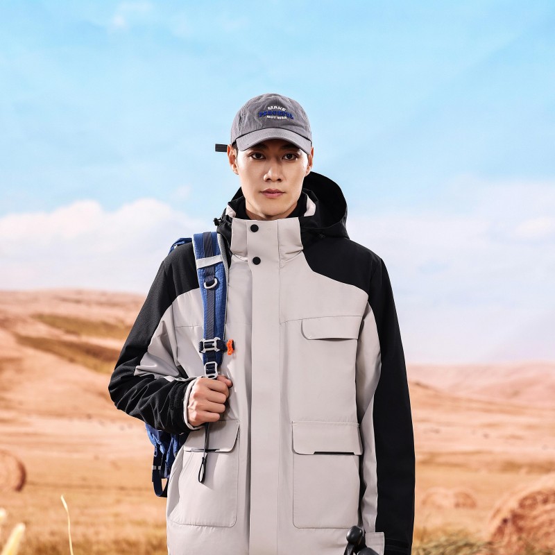 锦丹 广|州 三合一冲锋衣定制 防水保暖登山服 男女同款