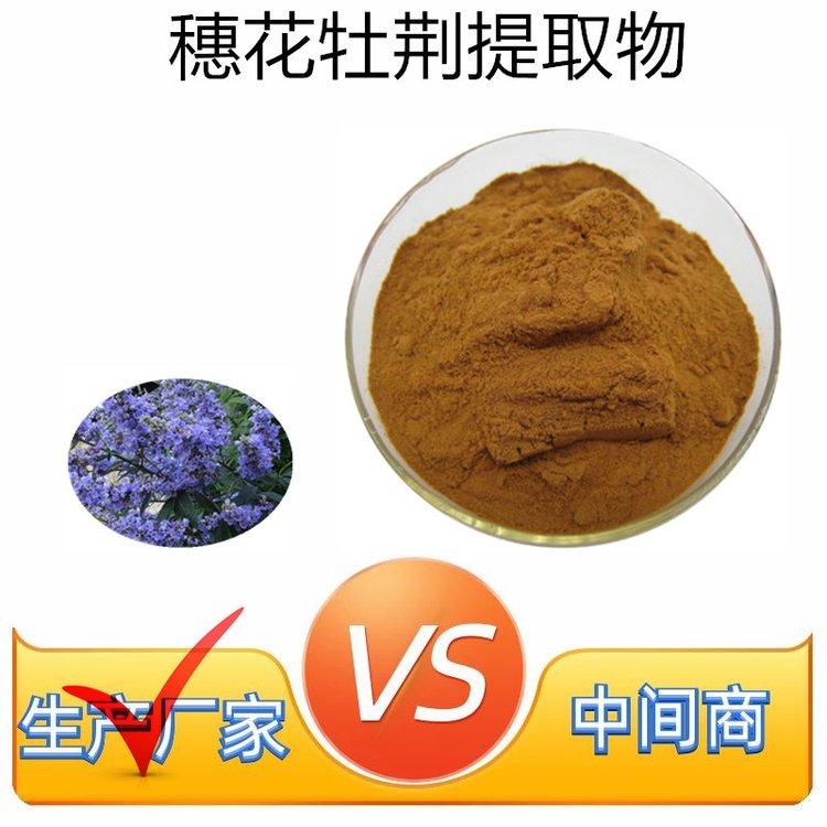 穗花牡荆提取物 10:1比例规格 水提浓缩 粉末状 支持出口