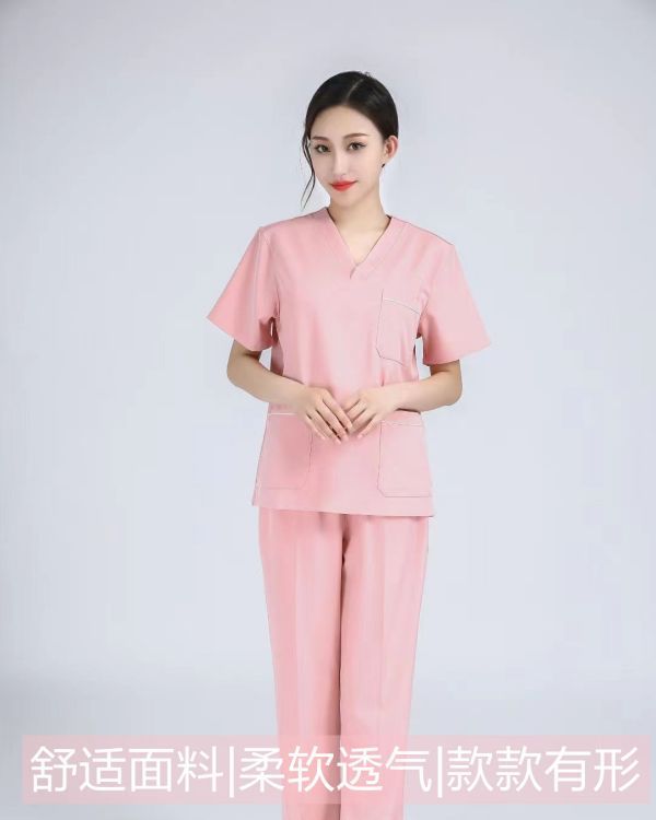 医用洗手衣 口腔牙科医生工作服 美容院工装制服 纯棉刷手服工厂