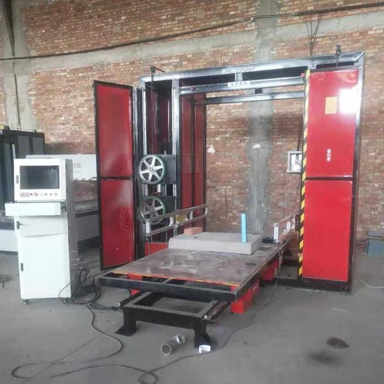 乐璇1325 数控发泡陶瓷切割锯 厚保温板门框条造型切割锯