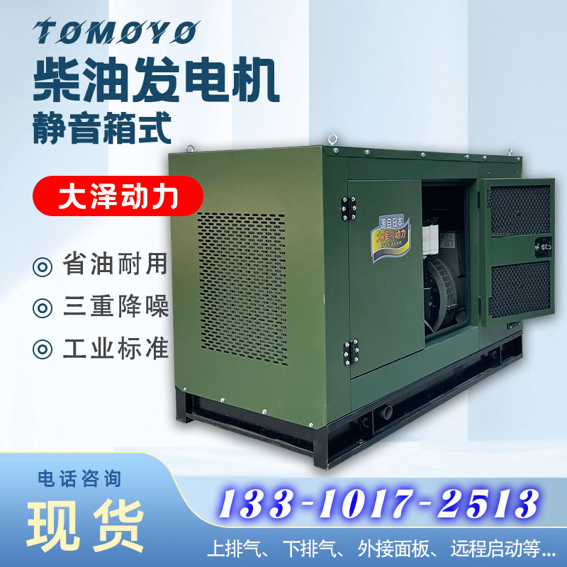 大泽动力20kw-50kw柴油发电机 国三排放 三相380V 远程控制 自启停