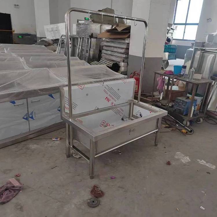 学校食堂洗手池工厂车间洗手槽加厚304不锈钢水槽特殊尺寸可定制