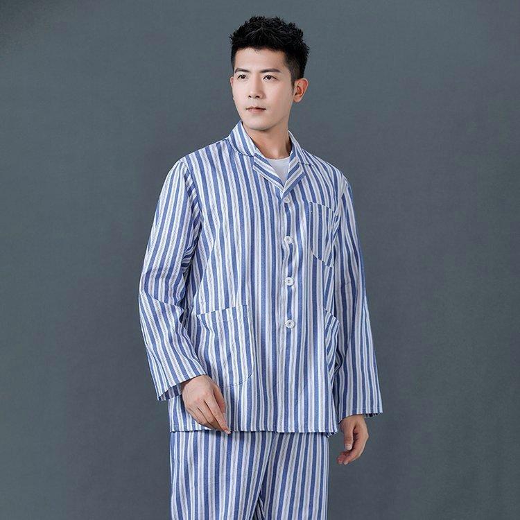 美斯尼医院病号服 纯棉病人住院服 款式多样尺码齐全 蓝白条套装