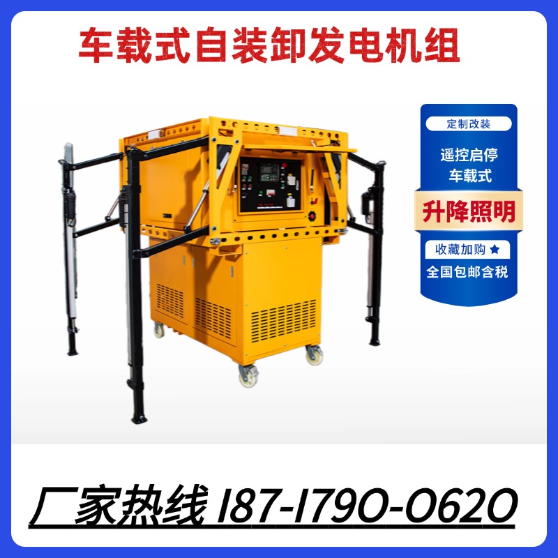 大泽动力自装卸发电机组20KW 30KW 50KW皮卡 车载用 操作简单