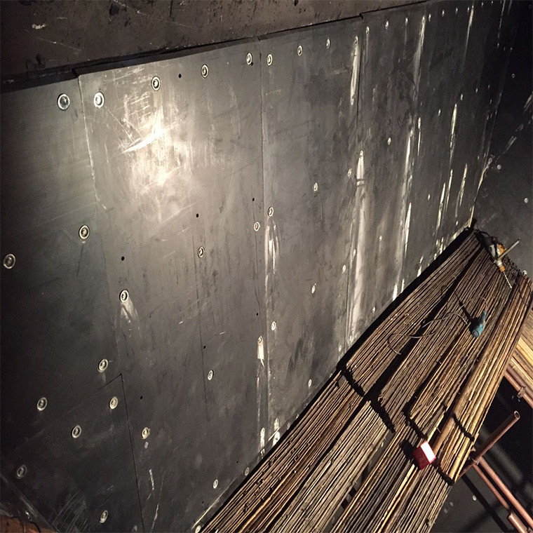 三硅 UHMWPE煤仓衬板 抗静电耐冲击洗煤厂卸煤沟冲渣沟用锥形料仓