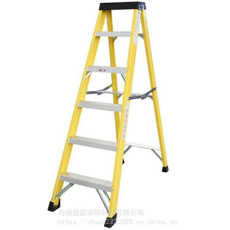 金锚梯具 绝缘玻璃钢单侧梯 FO27-104绝缘梯 人字梯