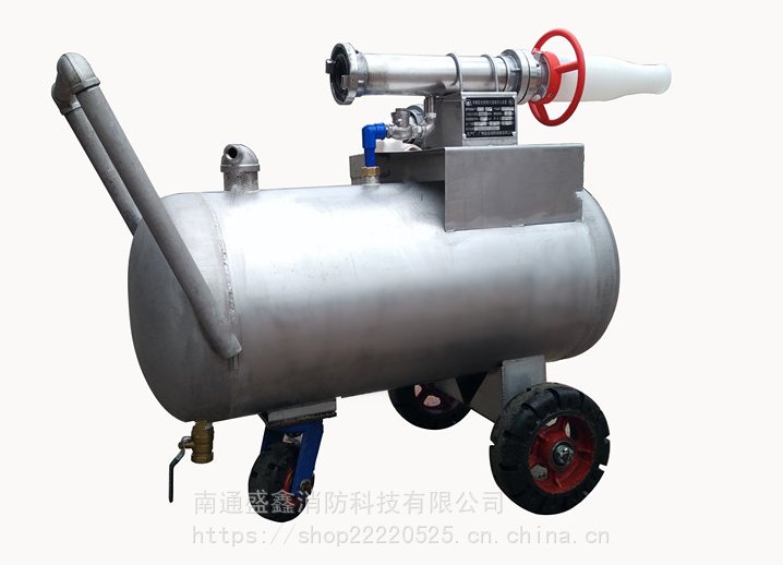 PY8/300不锈钢移动式泡沫灭火装置推车式泡沫灭火车器泡沫罐水里空气泡沫灭火